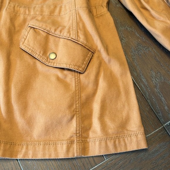 NWT talbots canvas jacket. 2X Tan/brown - Picture 8 of 10